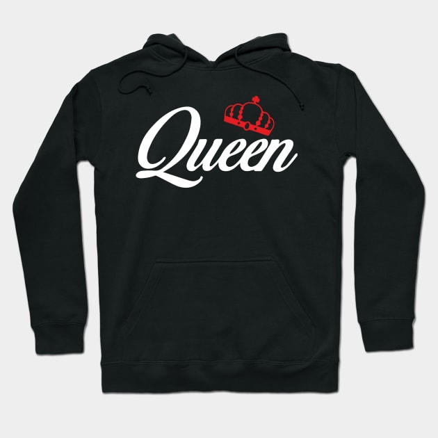 queen and king couple Hoodie by youki